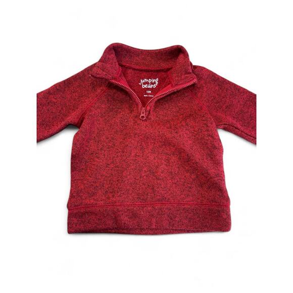 Carter's/Jumping Beans Outfit Overalls Button Down Sweater 12M - Picture 12 of 12